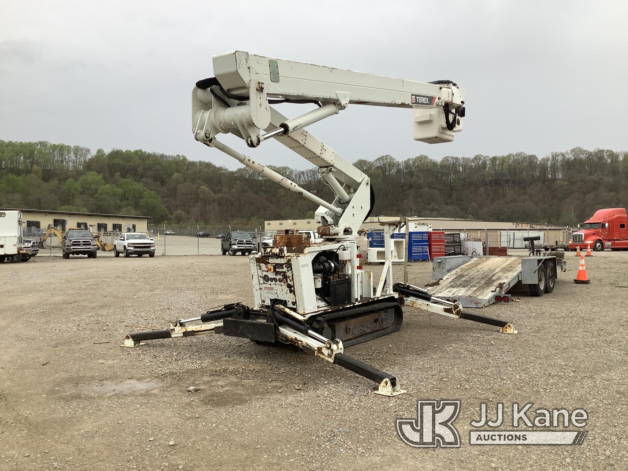 (Smock, PA) Hi-Ranger TL50, Articulating & Telescopic Bucket mounted on 2012 Terex Tracked Back Yard