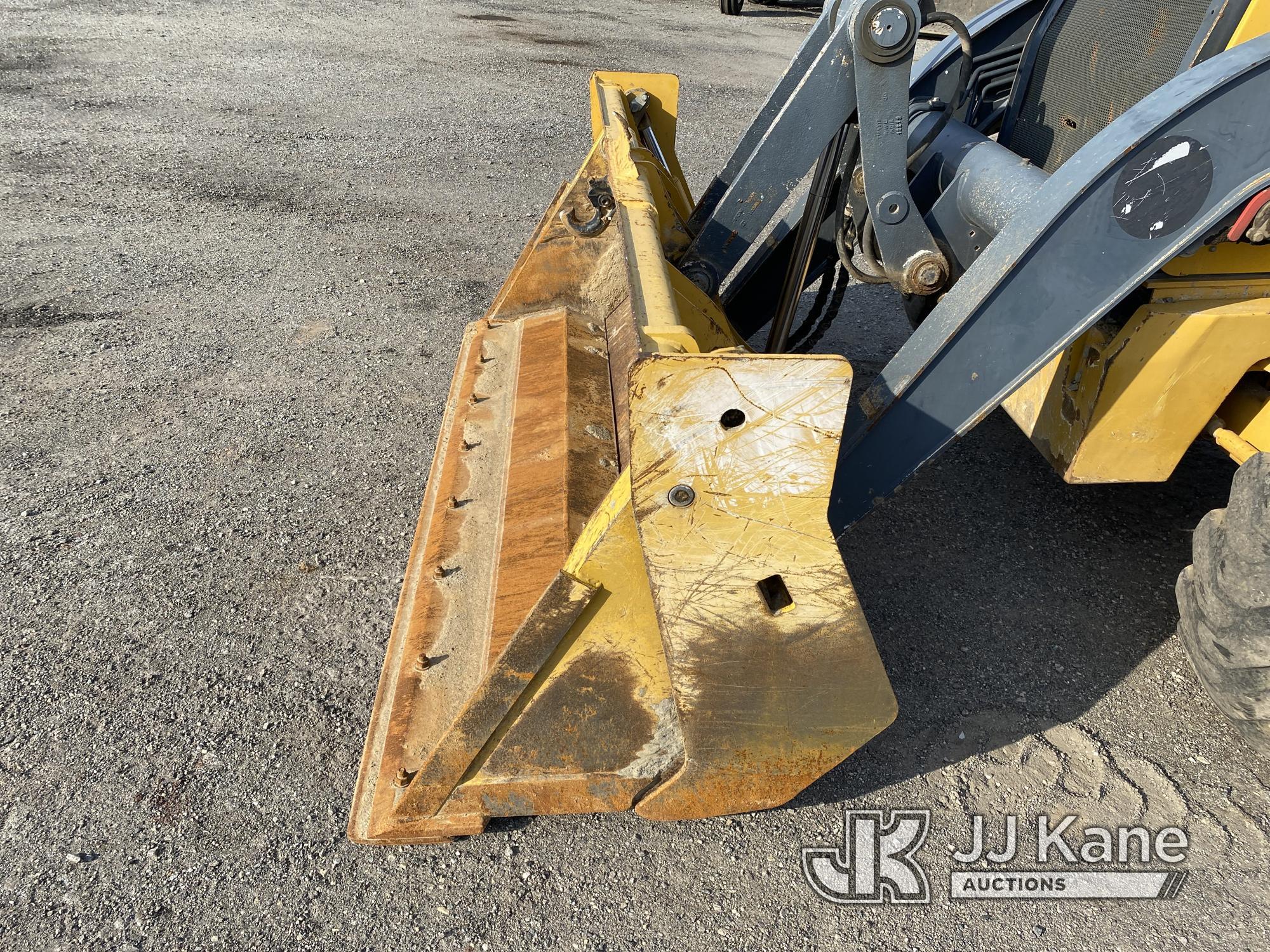 (Plymouth Meeting, PA) 2014 John Deere 410K 4x4 Tractor Loader Backhoe No Title) (Runs Moves & Opera