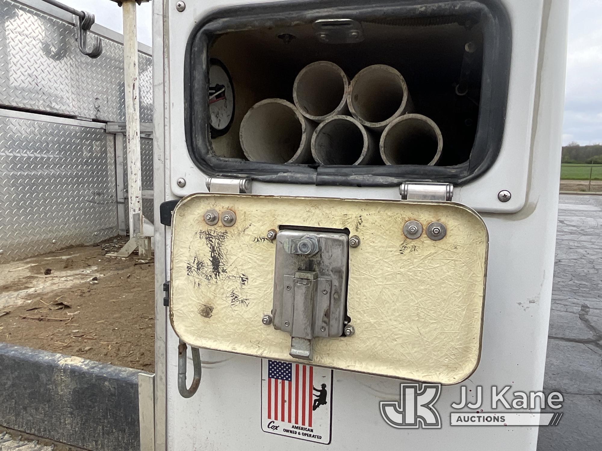 (Marysville, OH) Versalift SST37EHI, Articulating & Telescopic Bucket Truck mounted behind cab on 20