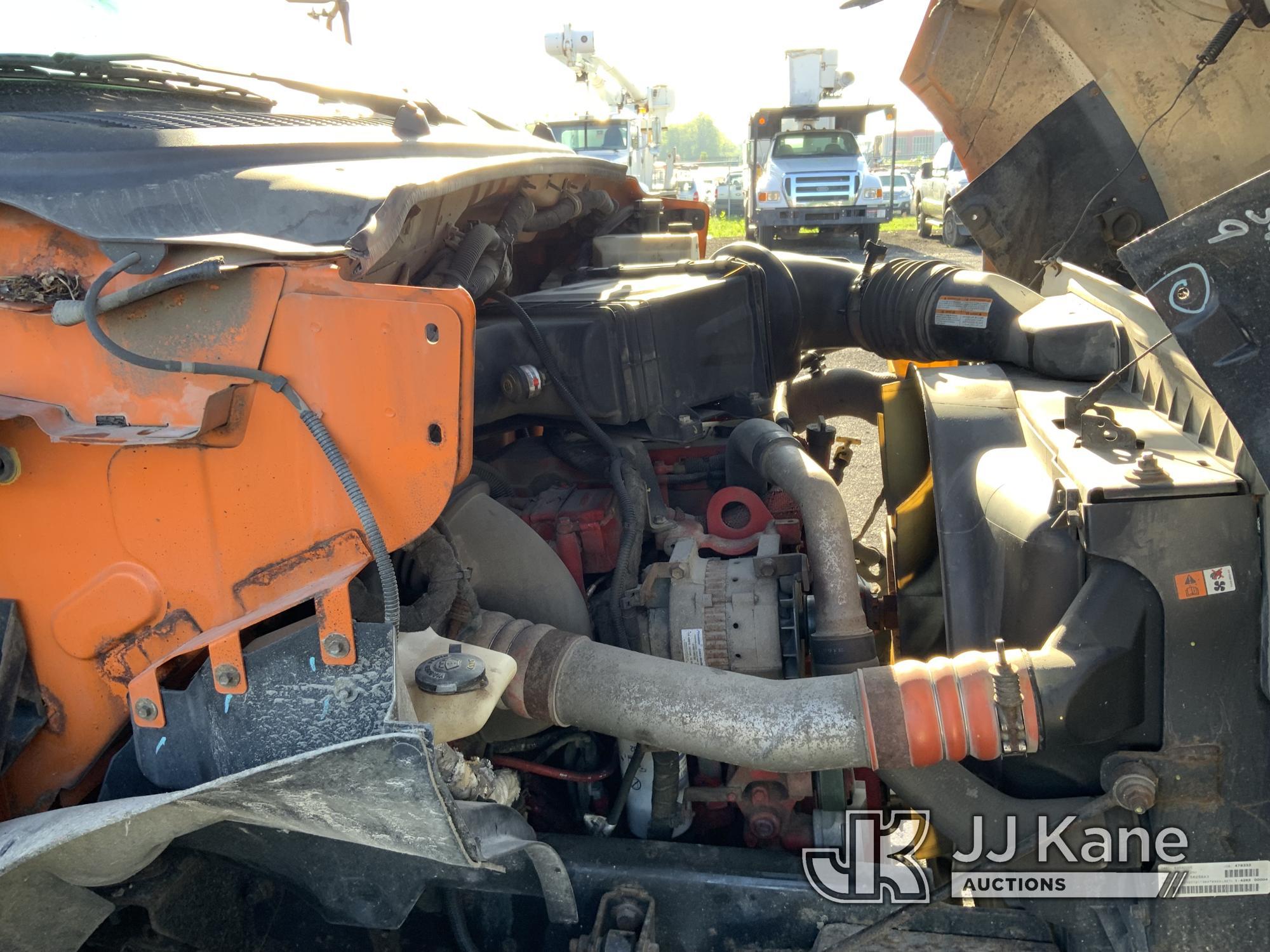 (Ashland, OH) Altec LR760E70, Over-Center Elevator Bucket Truck mounted behind cab on 2012 Ford F750