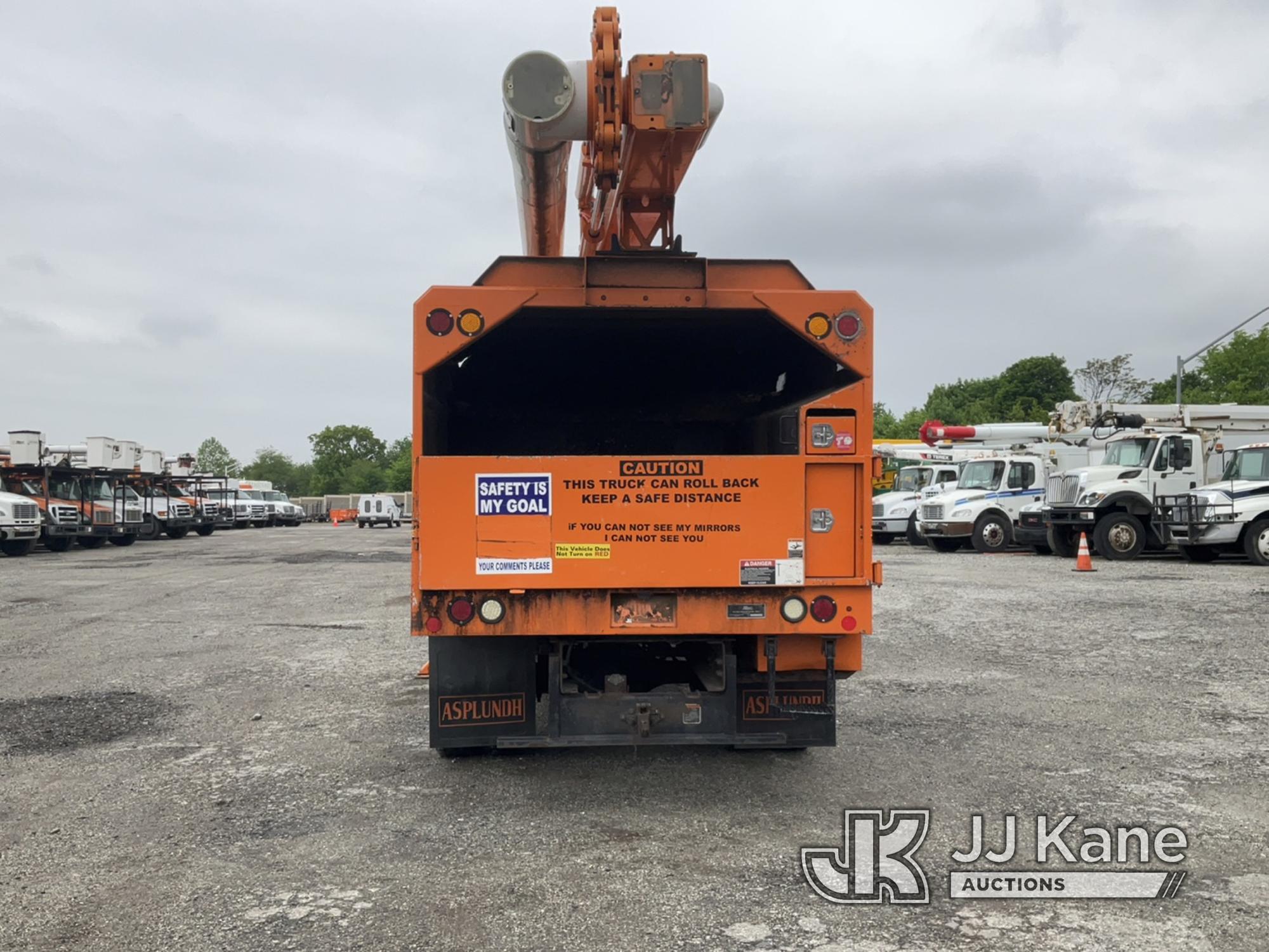 (Plymouth Meeting, PA) Altec LR760E70, Over-Center Elevator Bucket Truck mounted behind cab on 2013