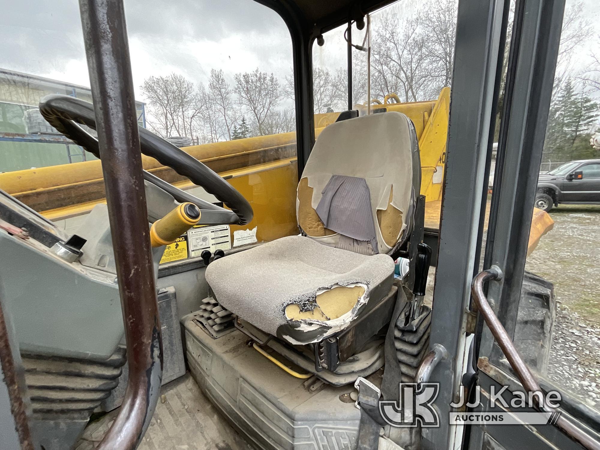 (Victor, NY) JCB 508-40 Rough Terrain Hydraulic Telescopic Forklift Runs, Moves & Operates) (Rust Da