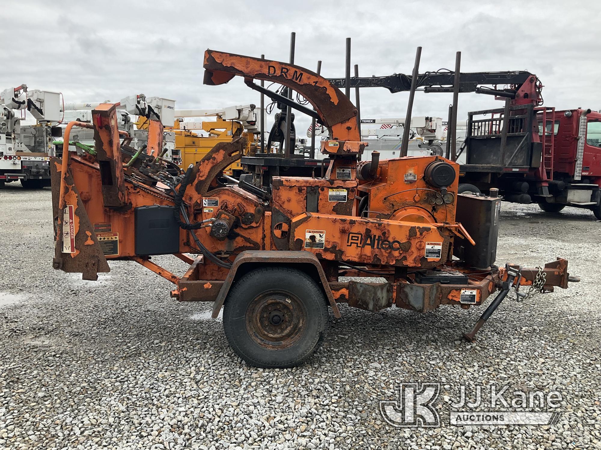 (Shrewsbury, MA) 2015 Altec DRM12 Chipper (12in Drum) Not Running, Operating Condition Unknown, Dama