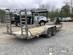 (Smock, PA) 2019 Cam Superline 7CAM20C T/A Galvanized Tagalong Equipment Trailer Broken Deck Board,