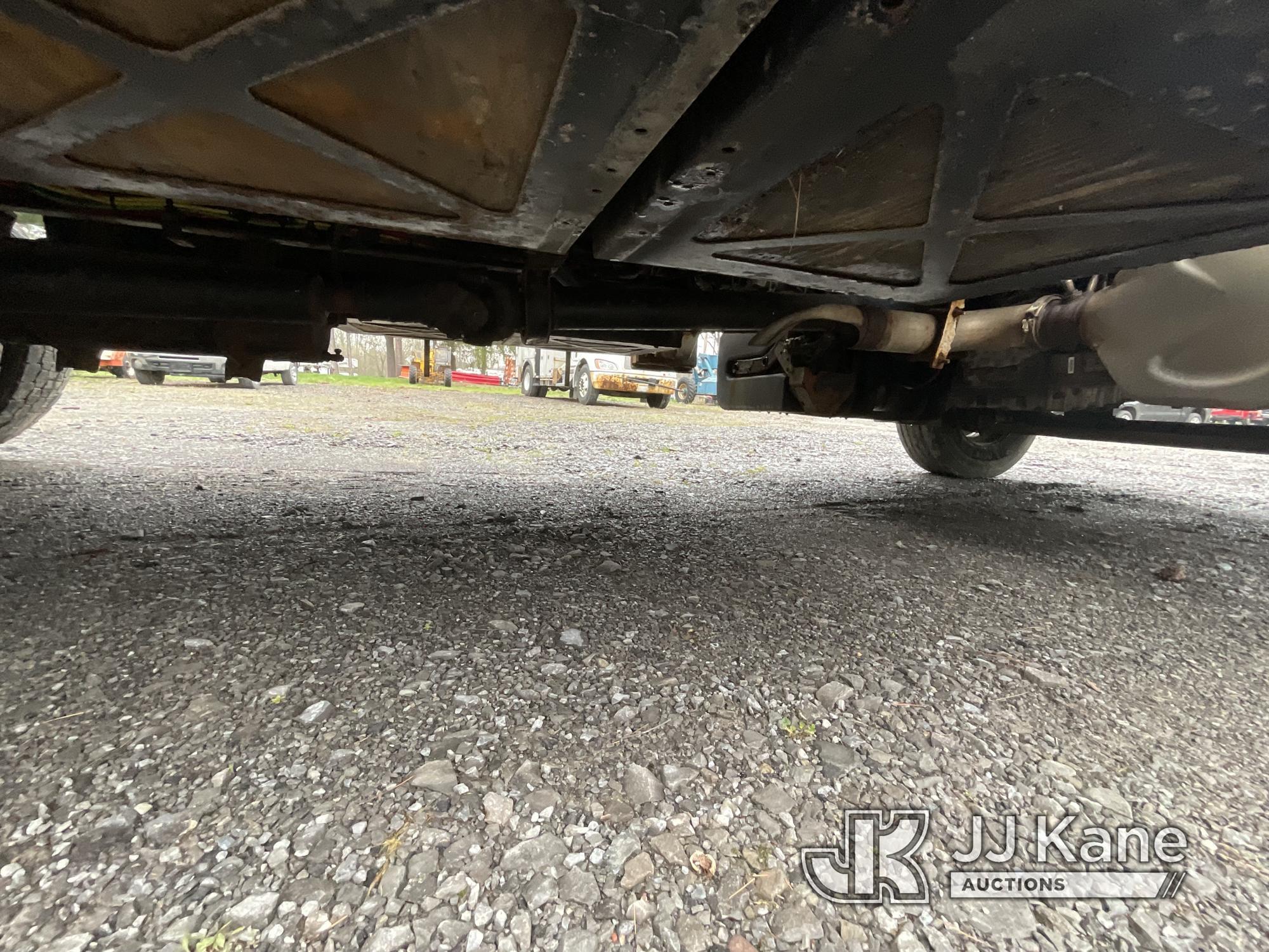 (Victor, NY) Altec AM55-E, Over-Center Material Handling Bucket Truck rear mounted on 2018 Freightli