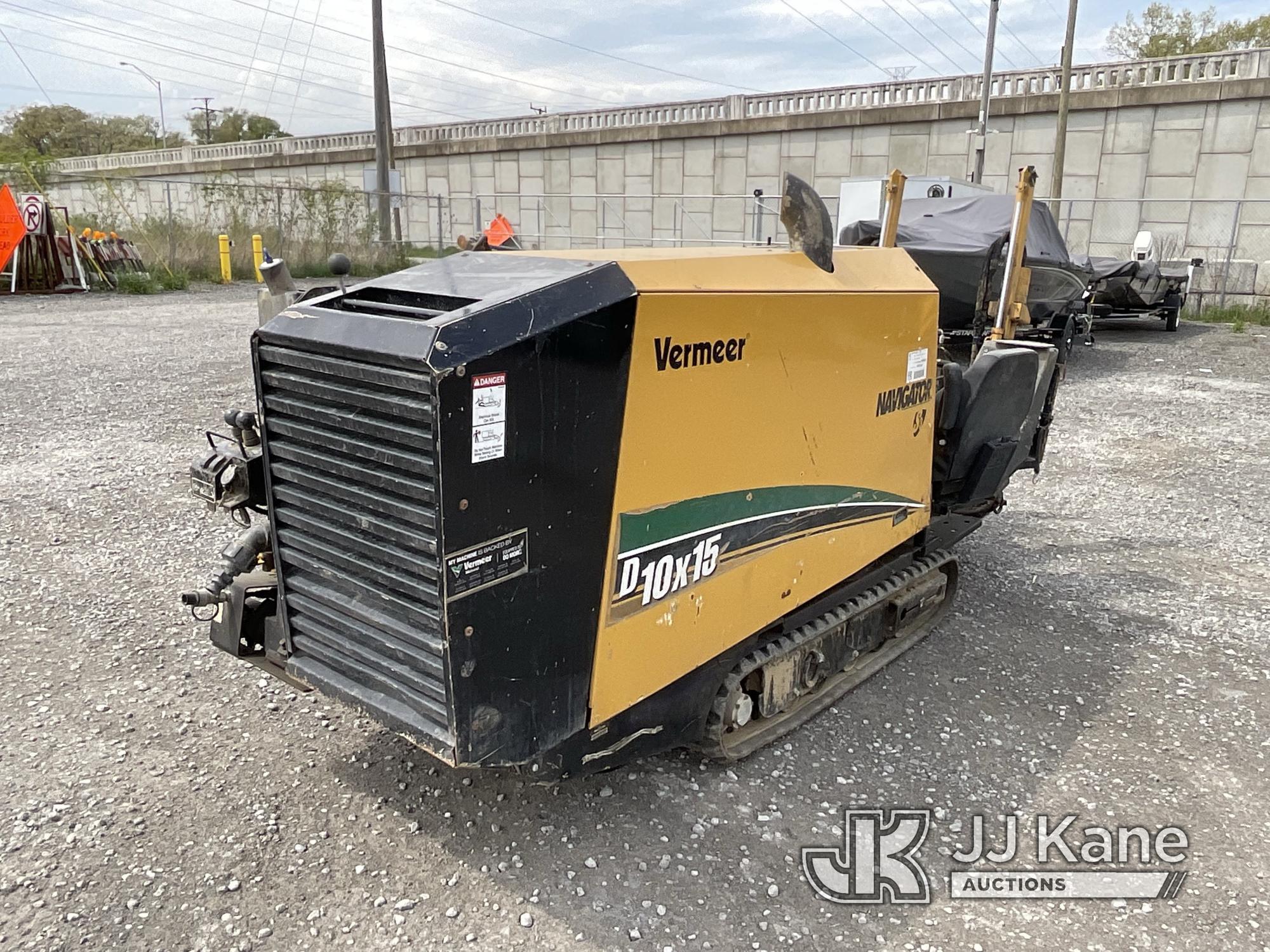 (Hobart, IN) 2017 Vermeer Corporation D10x15 Series III Directional Boring Machine Runs, Moves & Ope