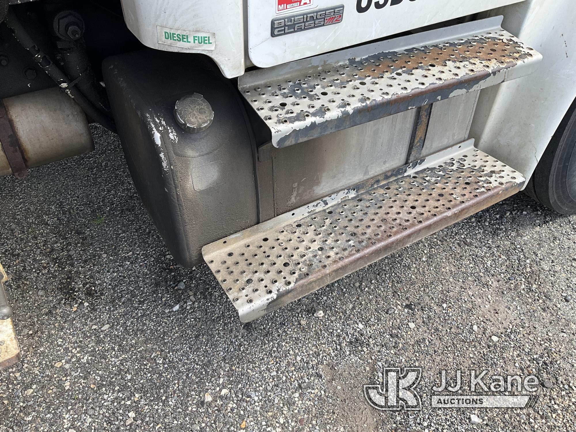 (Plymouth Meeting, PA) Altec DM45-TR, Digger Derrick rear mounted on 2007 Freightliner M2 106 Flatbe