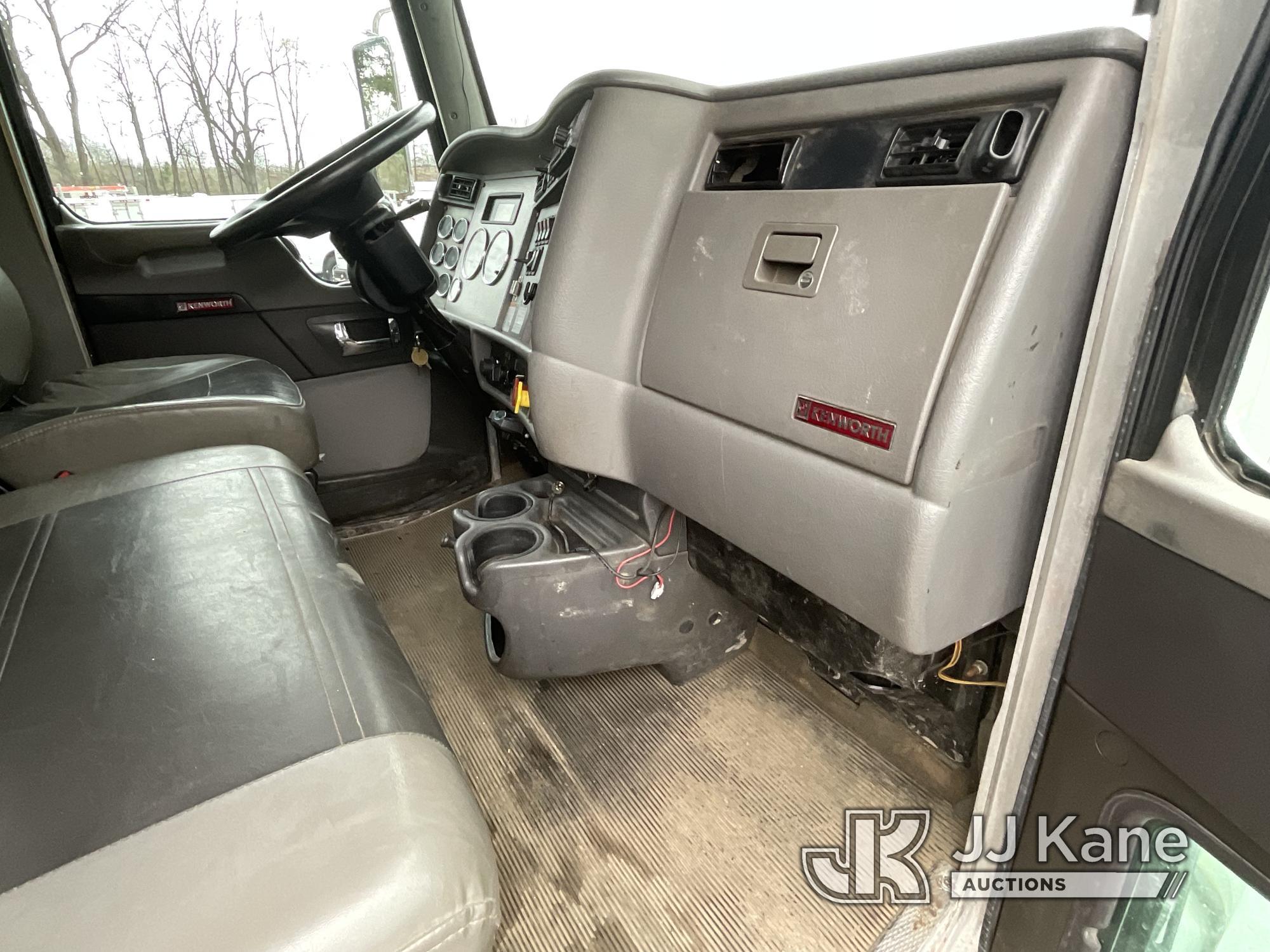 (Victor, NY) Altec AM55-E, Over-Center Material Handling Bucket Truck rear mounted on 2019 Kenworth