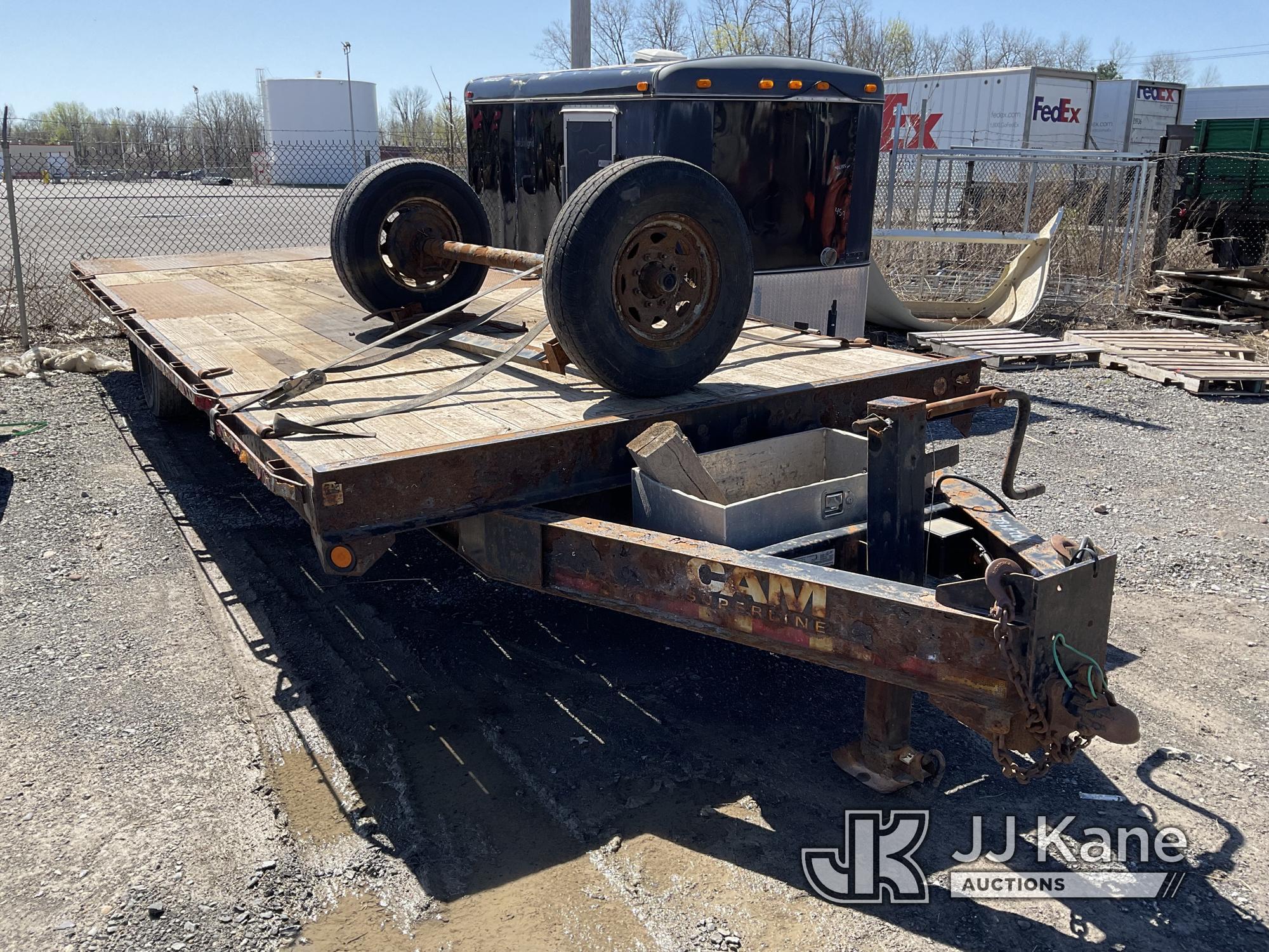 (Rome, NY) 2016 Cam Superline T/A Tilt Deck Tagalong Equipment Trailer, Deck Dimensions: 24ft L x 8f