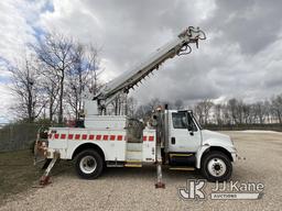 (London, OH) Altec DM45T, Digger Derrick rear mounted on 2004 International 4400 Utility Truck, Inve