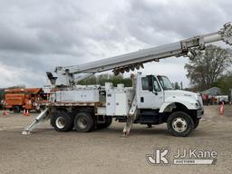 (Charlotte, MI) Altec D3060-TR, Digger Derrick rear mounted on 2004 International 7400 6x6 T/A Utili