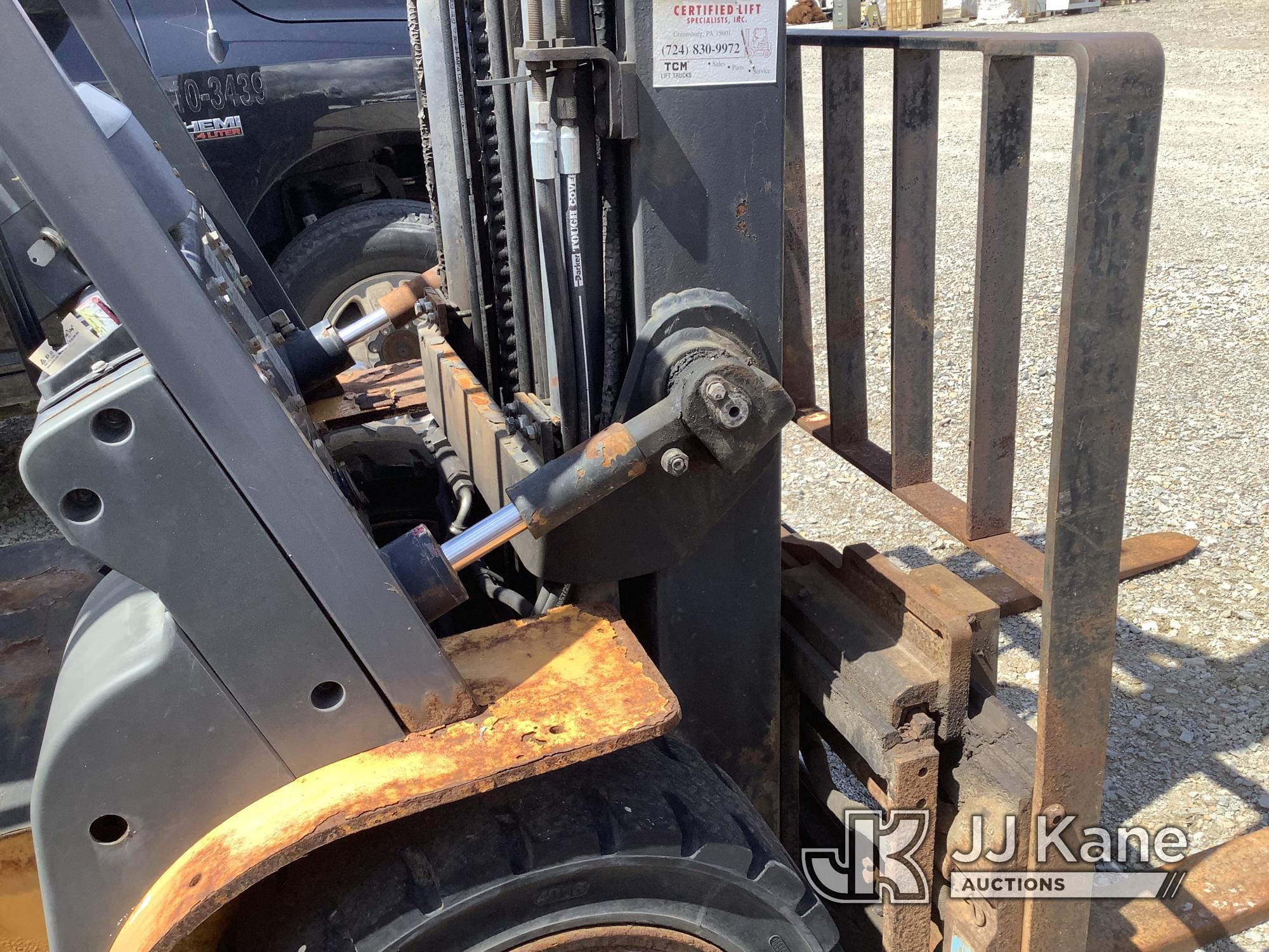 (Smock, PA) TCM FG30T7L Forklift Not Running, Condition Unknown