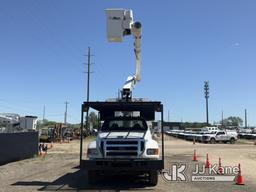 (Charlotte, MI) Altec LR756, Over-Center Bucket Truck mounted behind cab on 2013 Ford F750 Chipper D