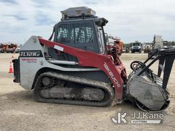 (Charlotte, MI) 2019 Takeuchi TL12 Skid Steer Loader Runs, Moves, Loader Operates, Smoky Exhaust, Mu