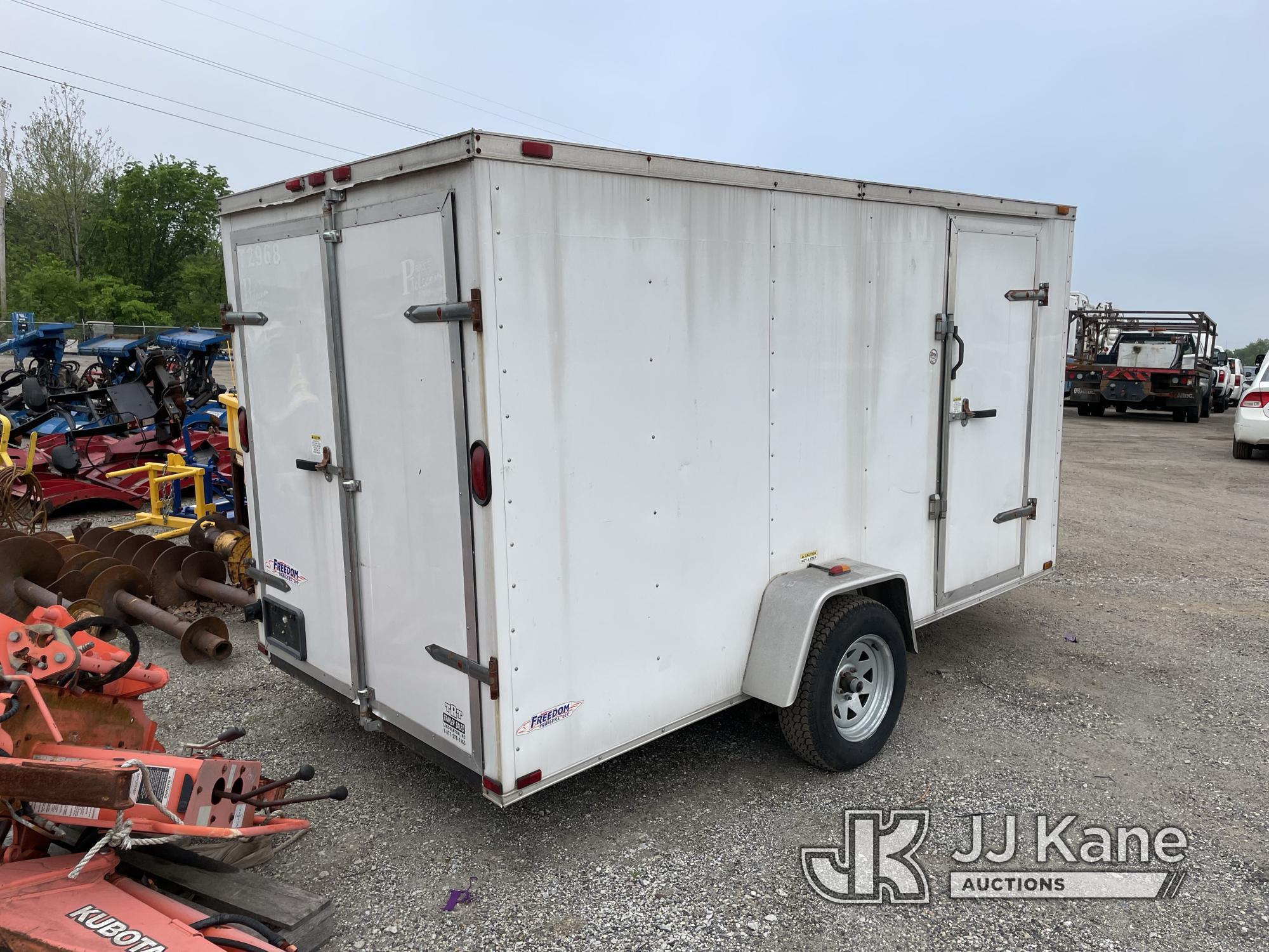 (Plymouth Meeting, PA) 2011 Freedom Trailers, LLC 6x12SA V-Nose Enclosed Cargo Trailer Body Damage