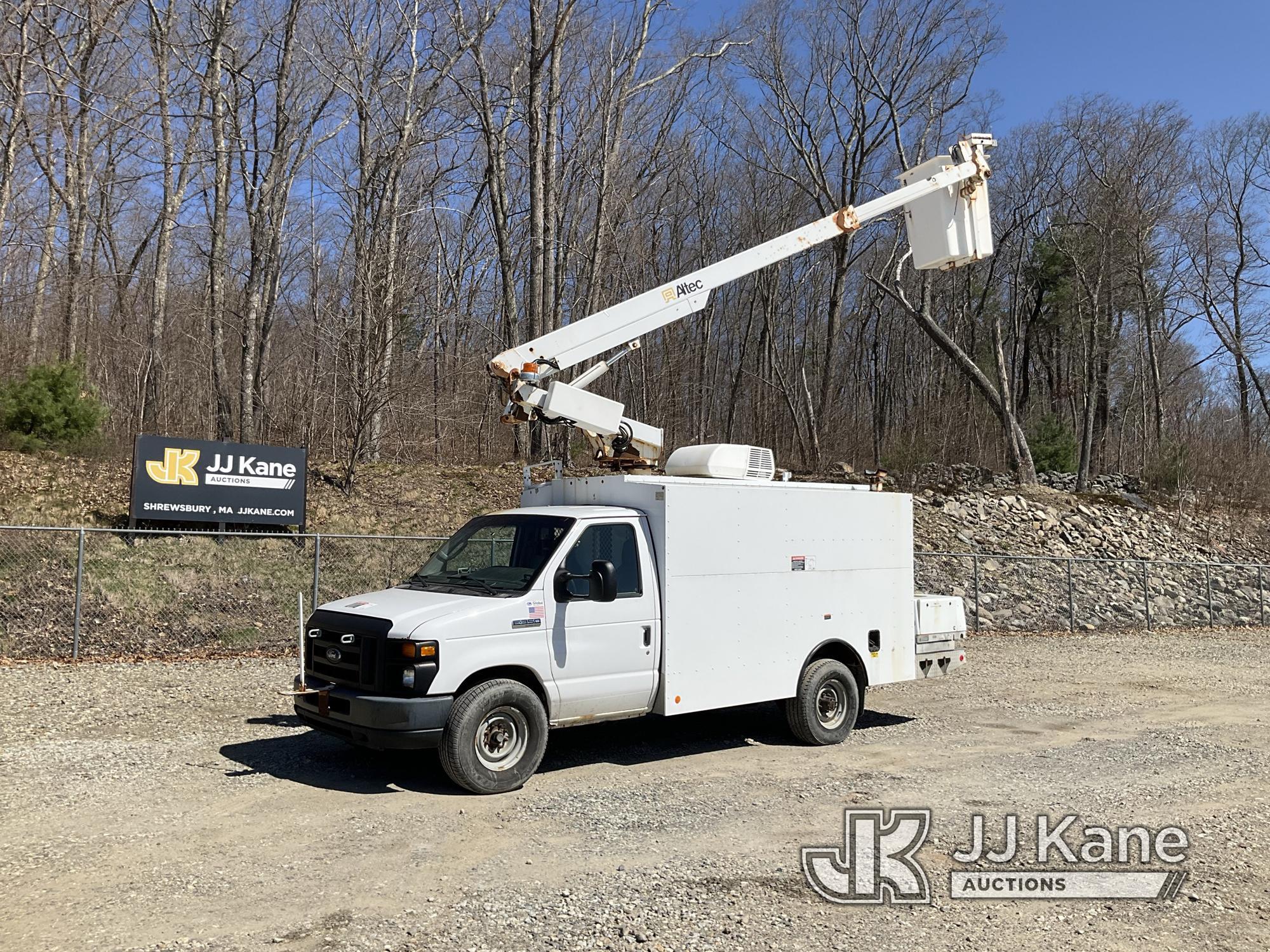 (Shrewsbury, MA) Altec AT200A, Telescopic Non-Insulated Bucket Van mounted behind cab on 2017 Ford E