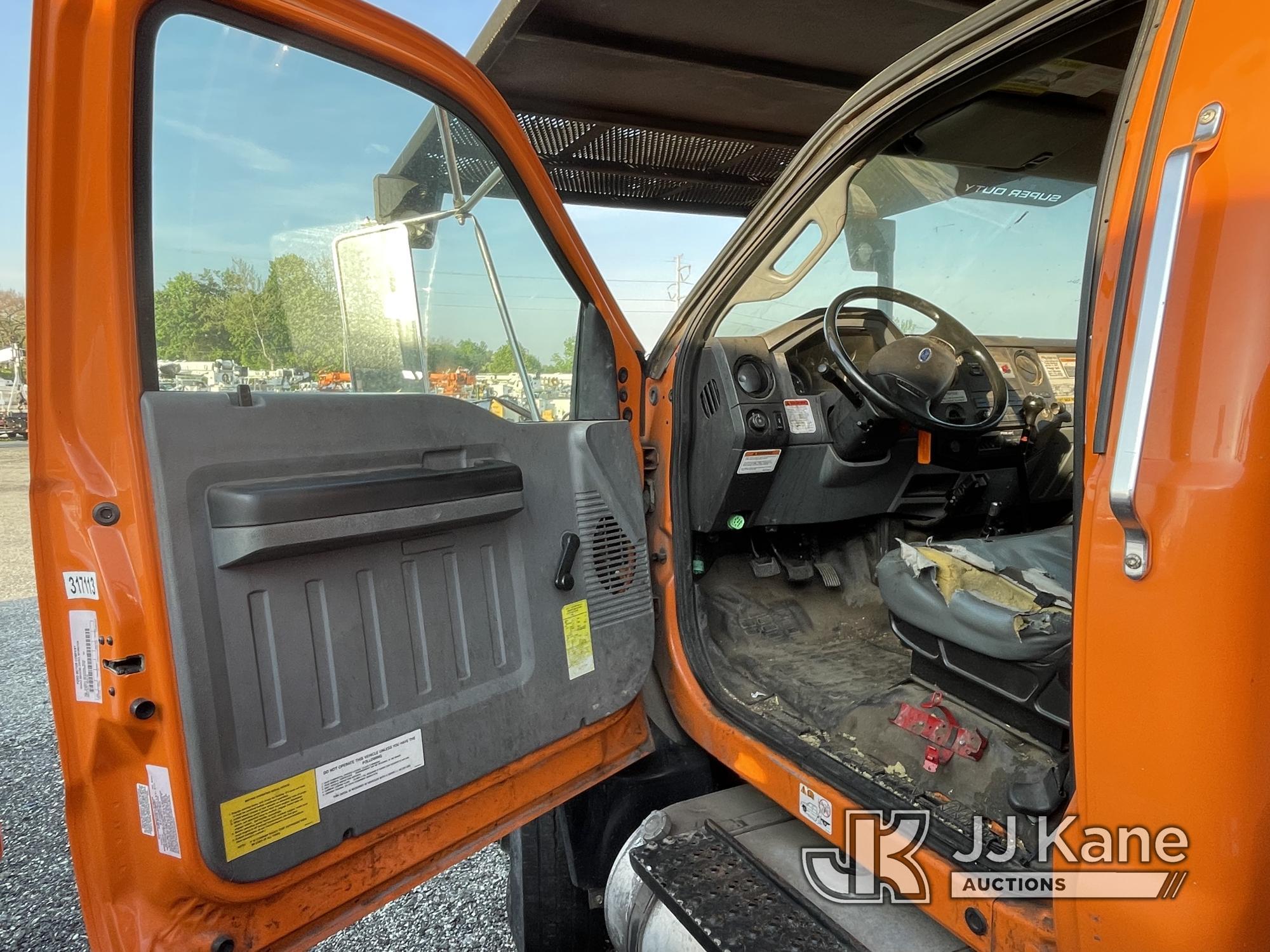 (Plymouth Meeting, PA) Altec LR756, Over-Center Bucket Truck mounted behind cab on 2015 Ford F750 Ch