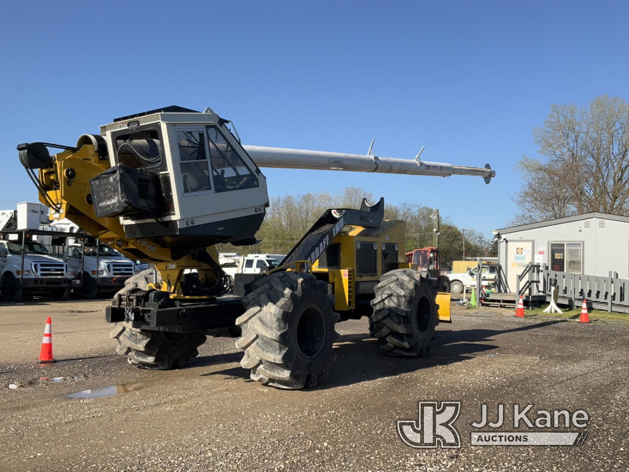 (Charlotte, MI) Jarraff 75ft Telescopic Insulated Tree Saw, mounted on 2017 Jarraff 4 Wheel Drive Ar