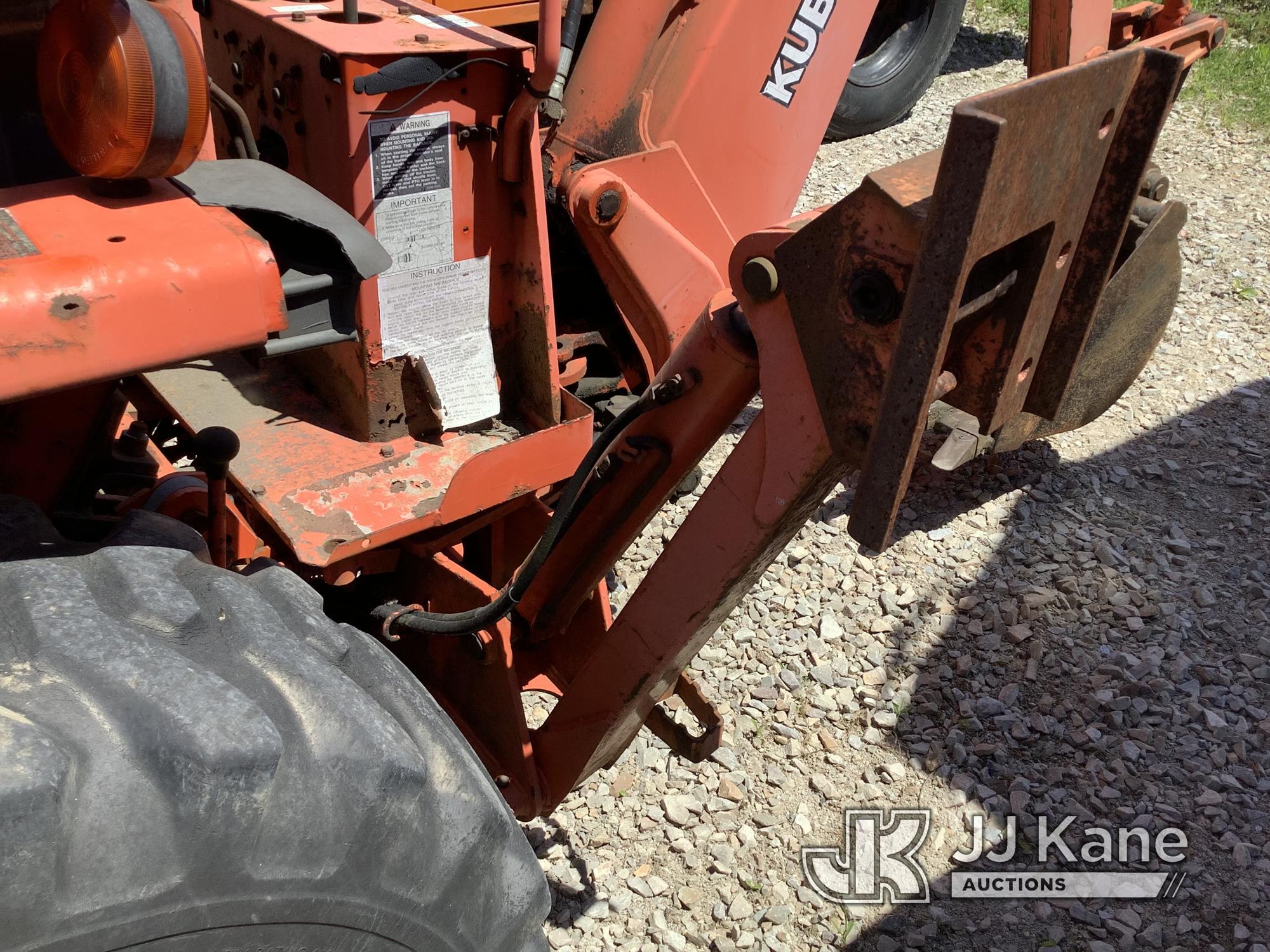 (Smock, PA) 1998 Kubota L35 Mini Tractor Loader Backhoe Not Running, Operational Condition Unknown,