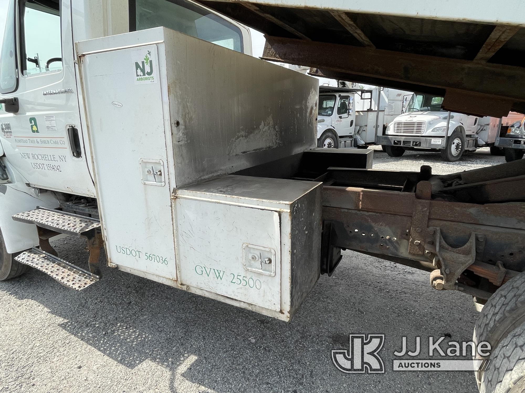 (Plymouth Meeting, PA) 2005 International 4300 Chipper Dump Truck Runs Moves & Dump Operates, Abs Li