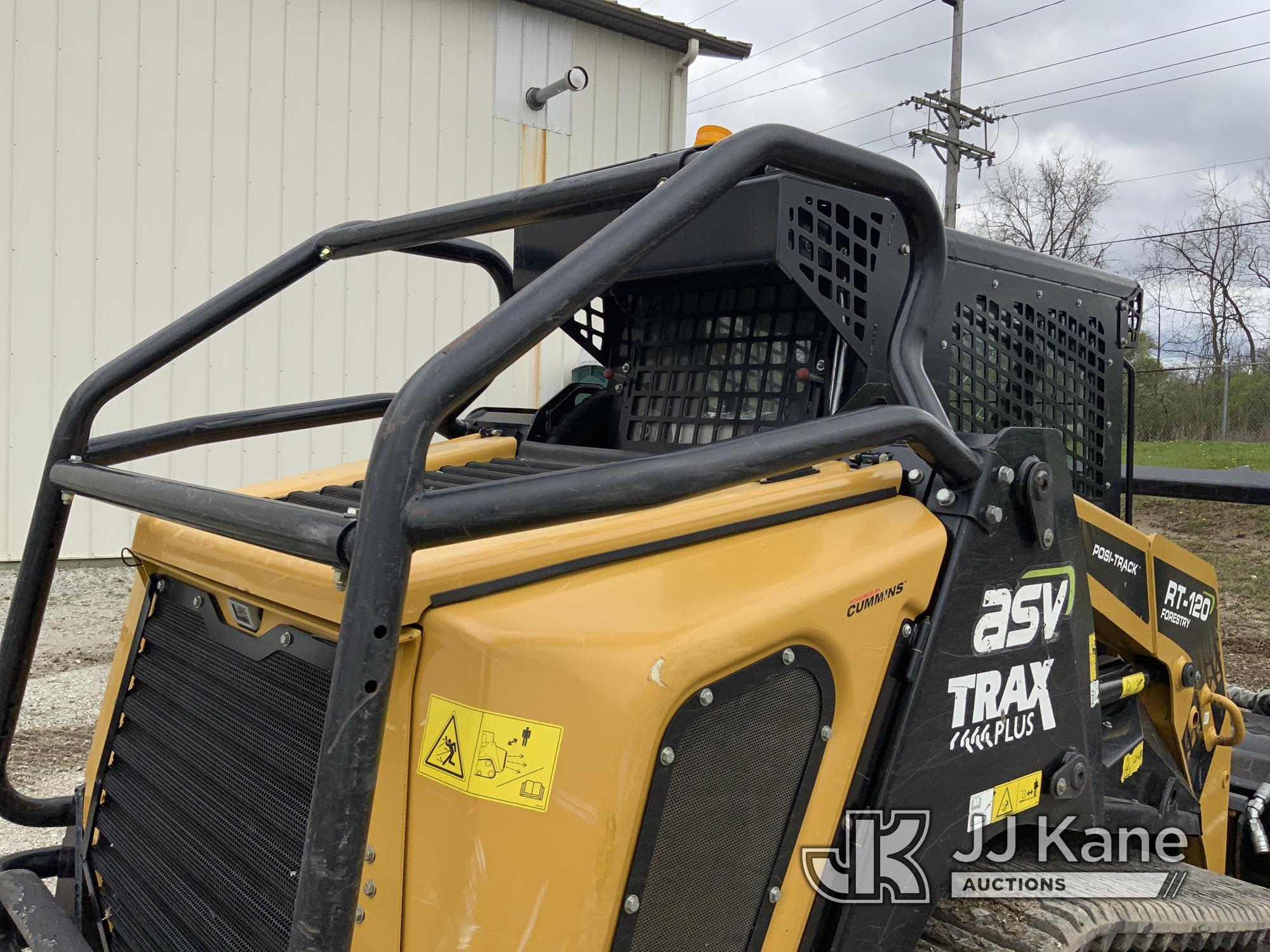 (Fort Wayne, IN) 2021 ASV RT120F Tracked Skid Steer Loader Runs & Operates) (Bad Door Sensor