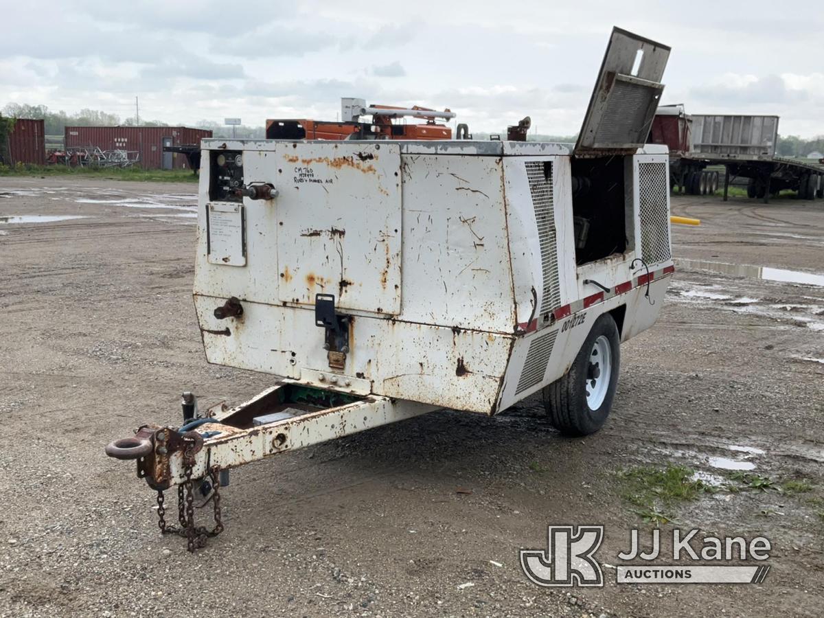 (Charlotte, MI) Sullair Portable Air Compressor No Title, Runs, Makes Air