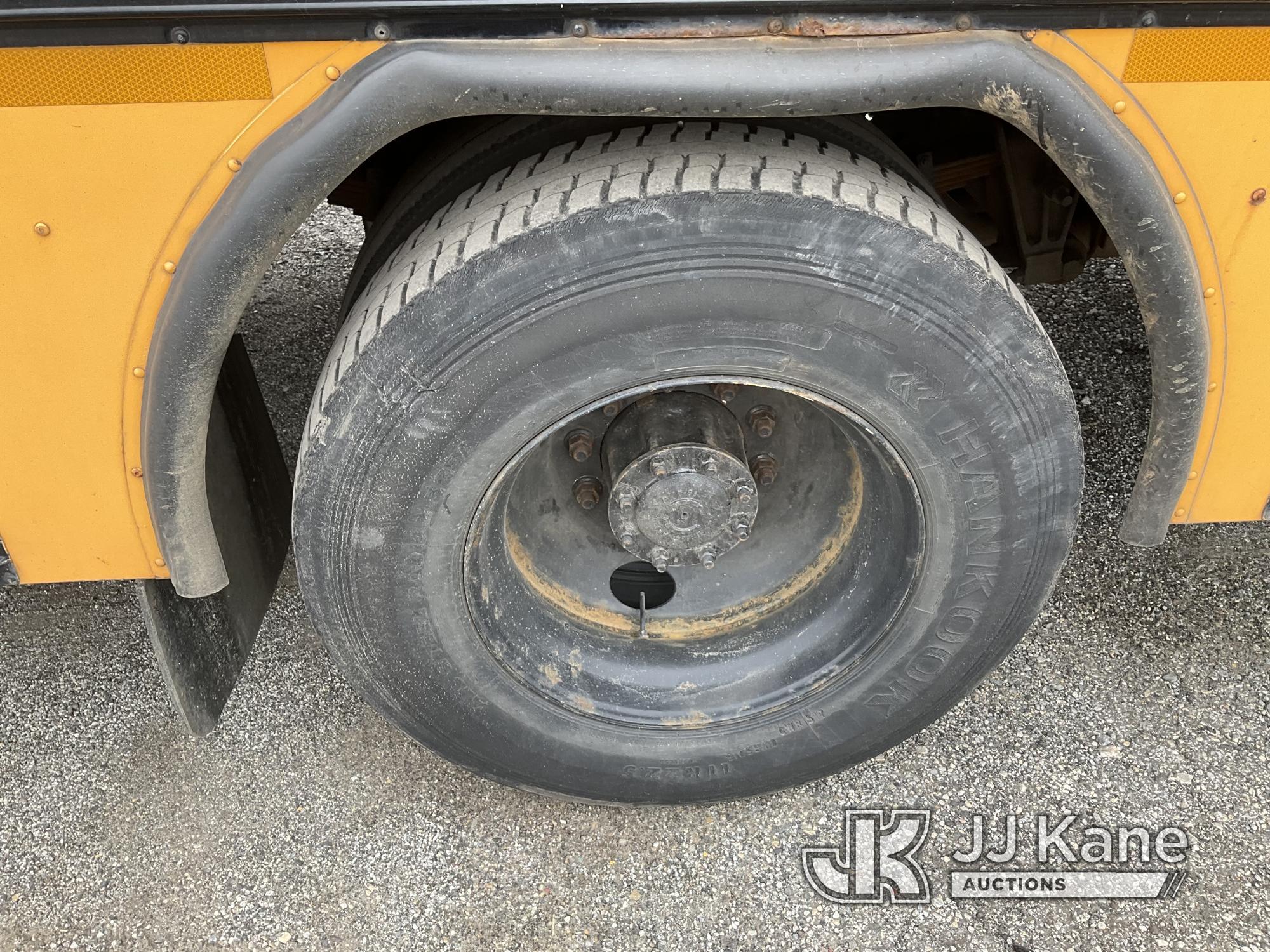 (Plymouth Meeting, PA) 2010 Blue Bird All American School Bus Runs & Moves, Body & Rust Damage