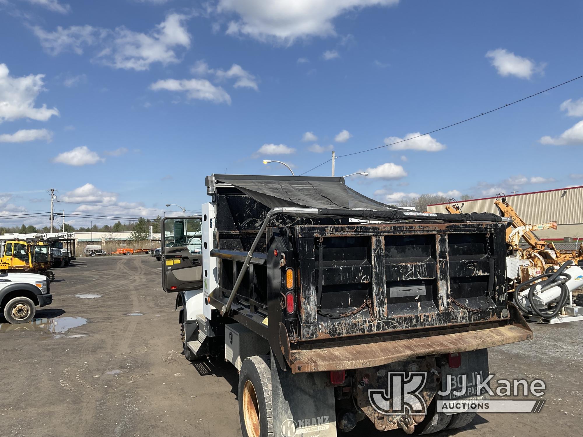 (Rome, NY) 2013 Kenworth T400 Dump Truck CNG Only) (Runs, Moves & Dump Operates