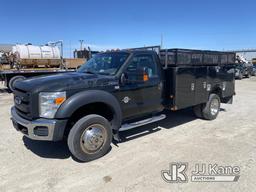 (University Park, IL) 2014 Ford F550 Service Truck Runs & Moves) (Paint Peeling on Hood, Check Engin