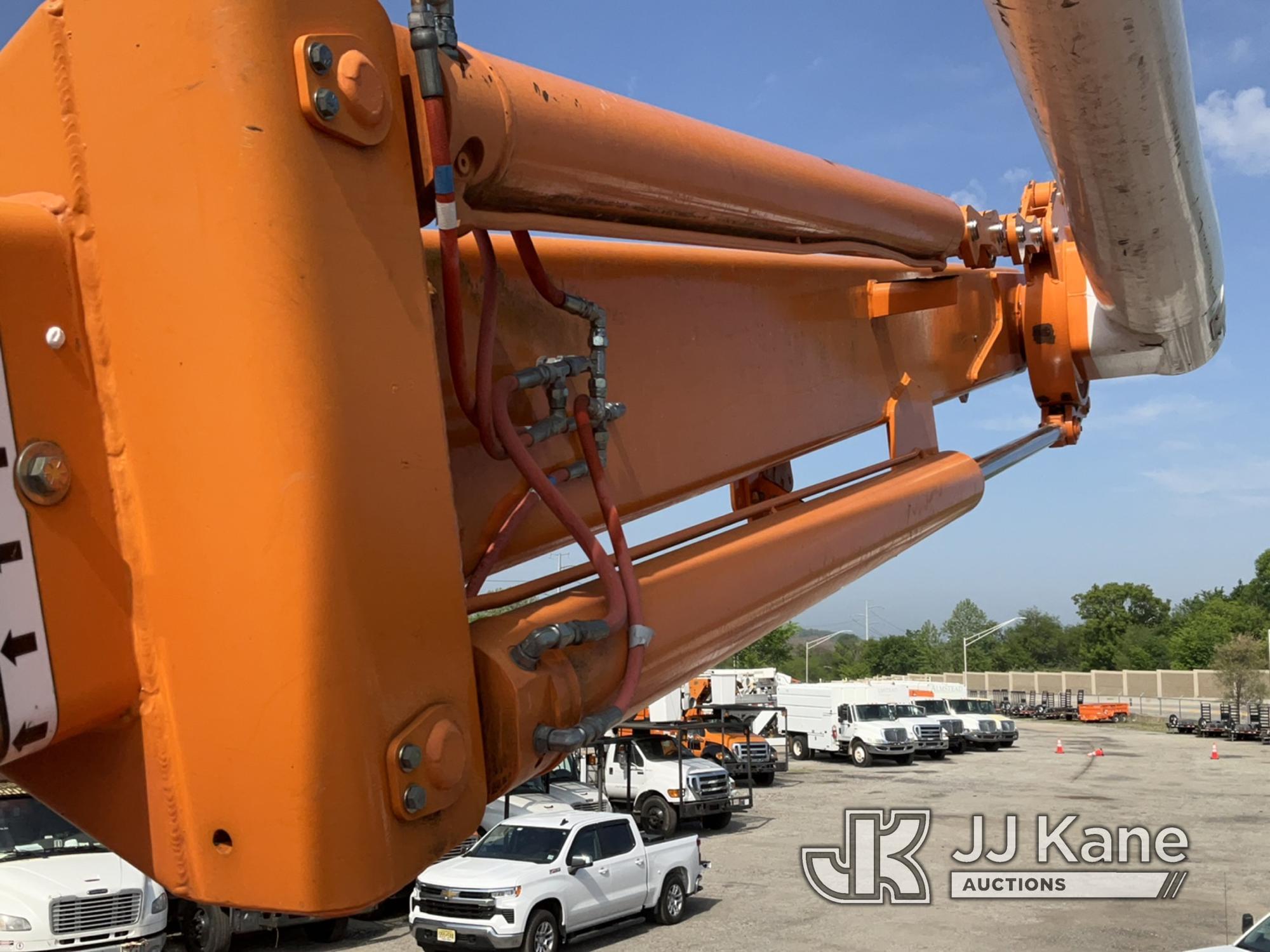 (Plymouth Meeting, PA) Altec LRV60E70, Over-Center Elevator Bucket Truck mounted behind cab on 2011