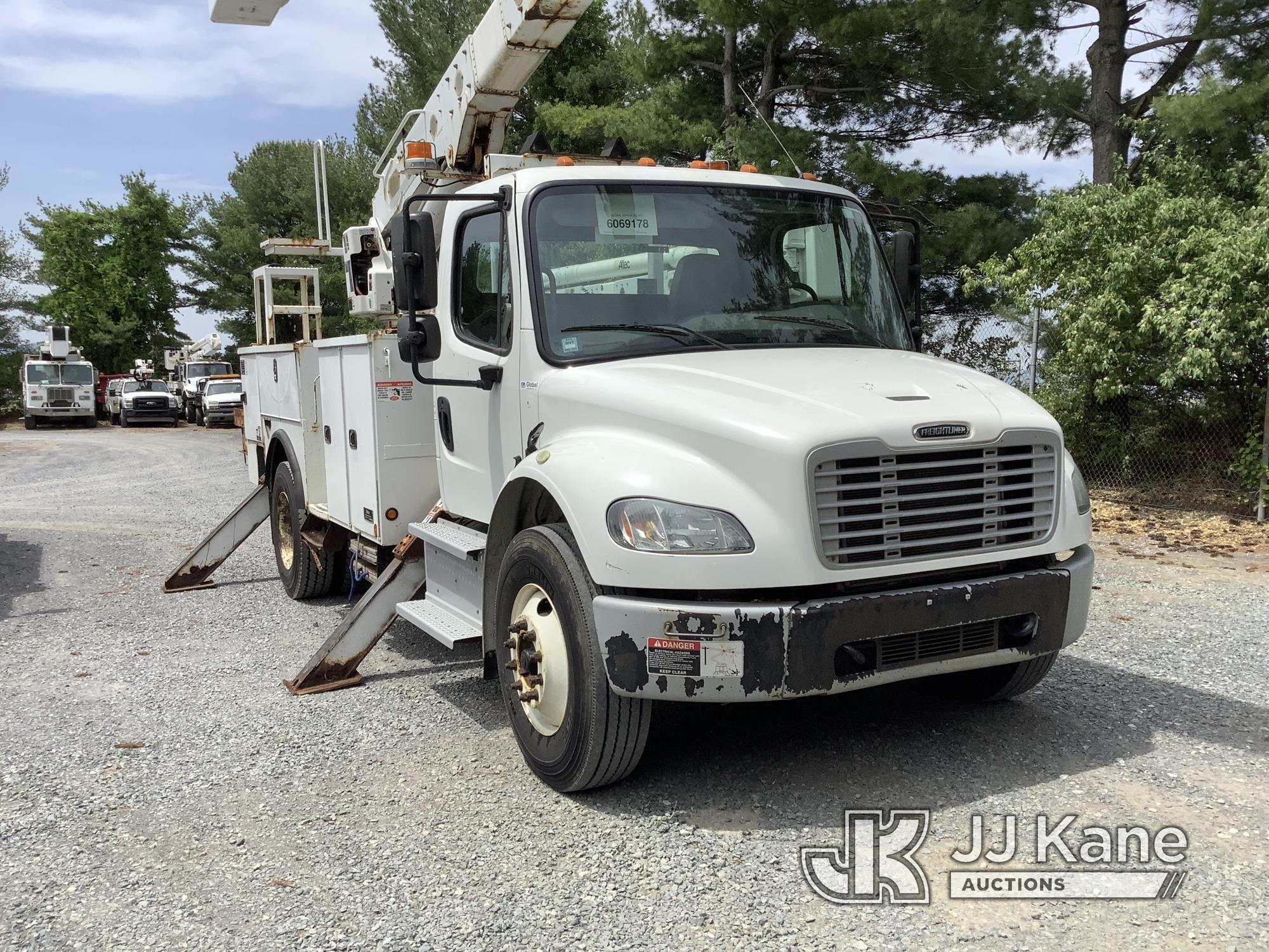 (Frederick, MD) Altec AN55E, Material Handling Bucket rear mounted on 2015 FREIGHTLINER M2-106 Servi