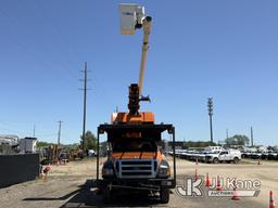 (Charlotte, MI) Altec LR760E70, Over-Center Elevator Bucket Truck mounted behind cab on 2013 Ford F7