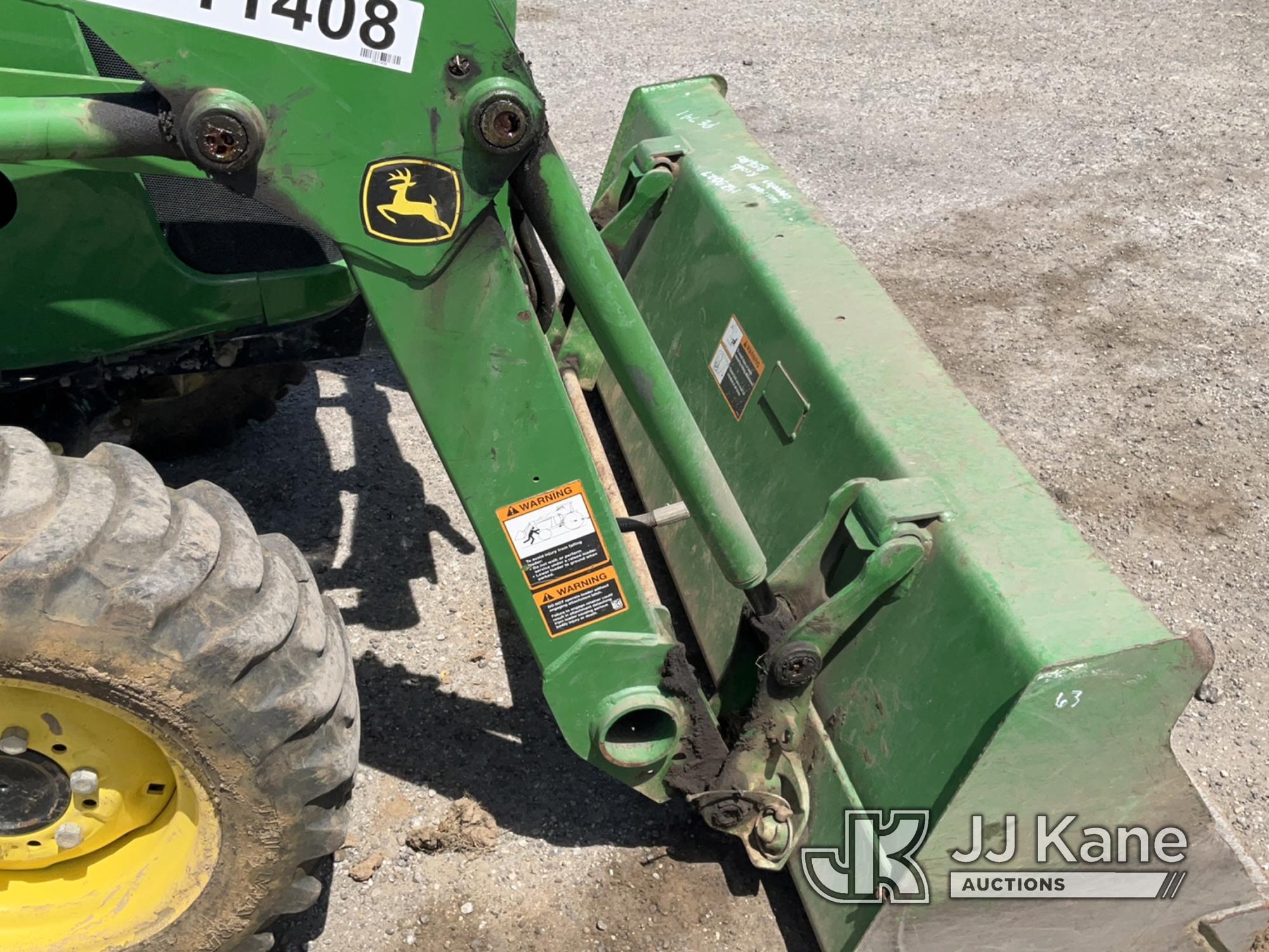 (Plymouth Meeting, PA) 2020 John Deere 3032E 4x4 Mini Utility Tractor Loader Backhoe Runs, Moves & O