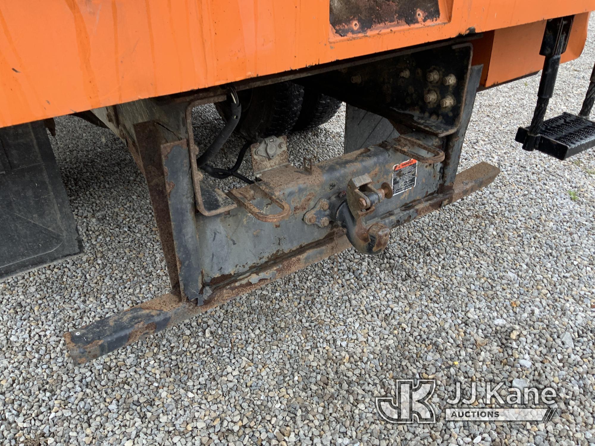 (Fort Wayne, IN) Altec LR760E70, Over-Center Elevator Bucket Truck mounted behind cab on 2013 Ford F