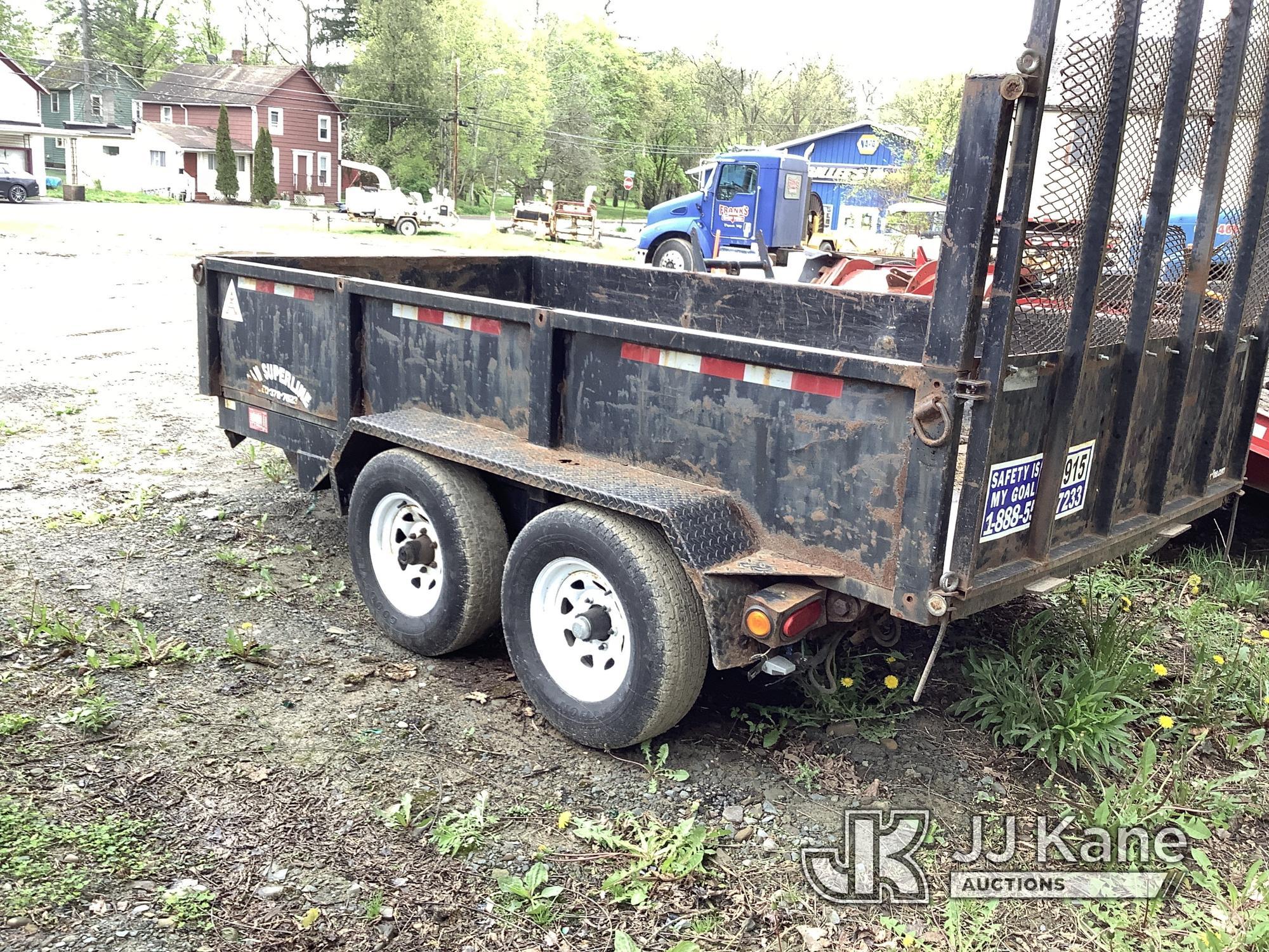 (Deposit, NY) 2005 Cam Superline T/A Material Trailer No Battery, No Hydraulic Tank, No Pump, Floor