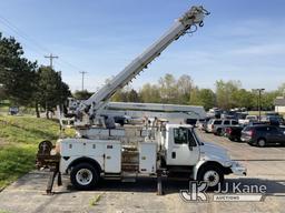 (Miamisburg, OH) Altec DM47-TR, Digger Derrick rear mounted on 2009 International 4300 Utility Truck