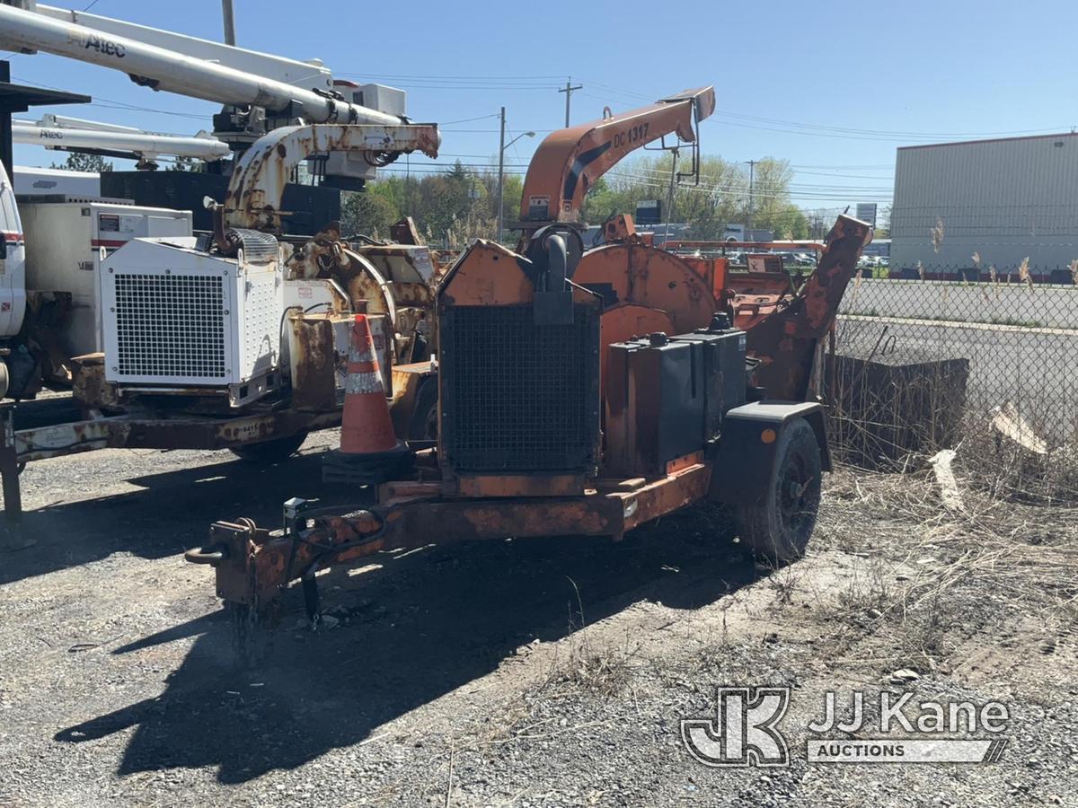 (Rome, NY) 2015 Altec DC1317 Chipper (13in Disc) Not Running, Condition Unknown, Rust Damage