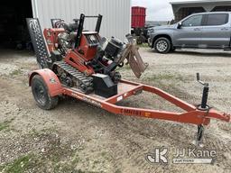 (Orleans, IN) 2017 Ditch Witch VP30 Walk Behind Vibratory Cable Plow No Title) (Runs, Moves & Operat