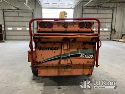 (Fort Wayne, IN) 2008 Vermeer BC1000 Chipper (12in Drum), trailer mtd. Runs) (Hours Unknown, No Key