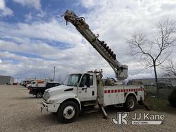 (London, OH) Altec DM45T, Digger Derrick rear mounted on 2004 International 4400 Utility Truck, Inve