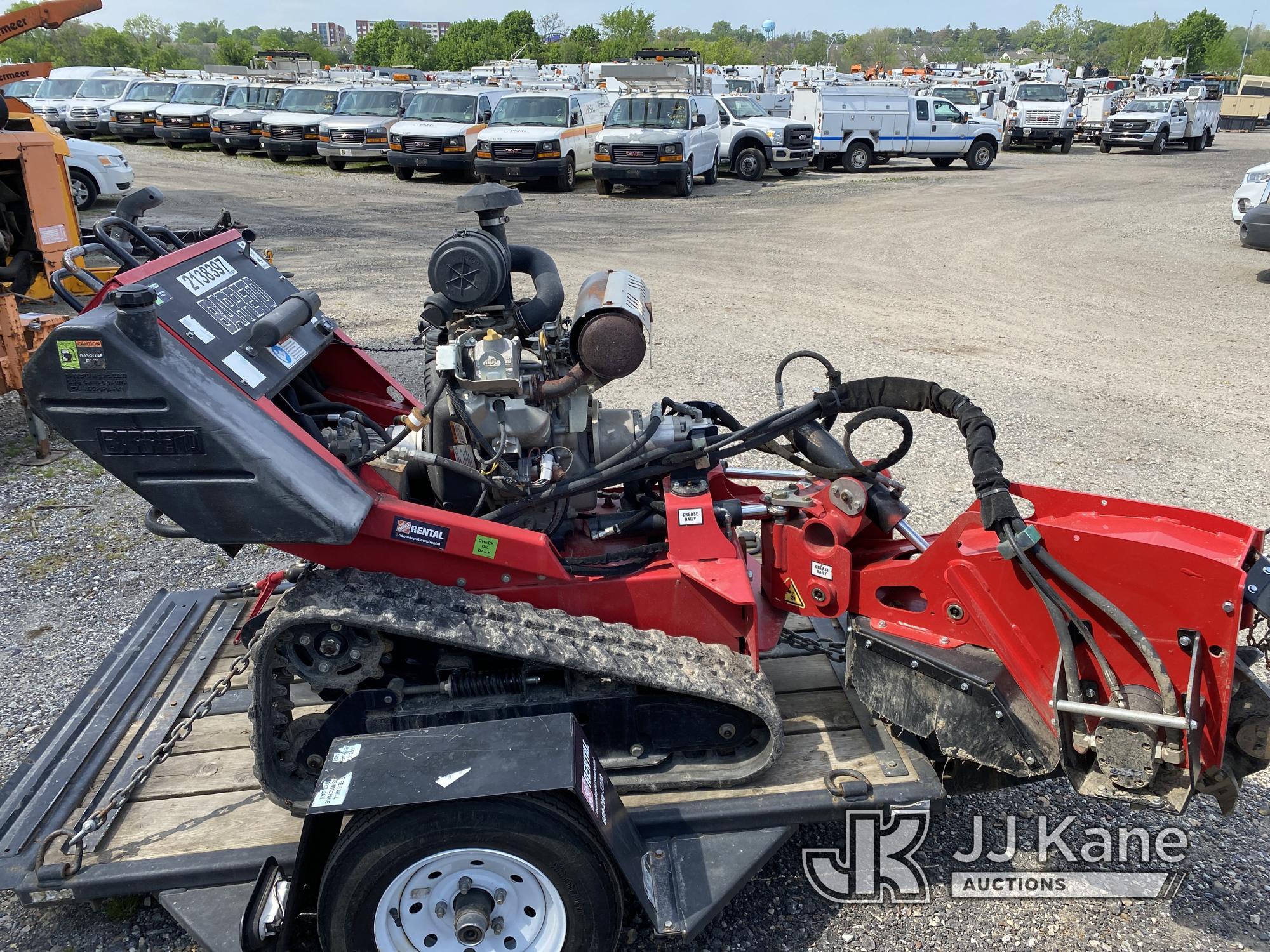 (Plymouth Meeting, PA) 2018 Barreto 30SG Walk-Behind Crawler Stump Grinder W/ Support Trailer Vin# 1