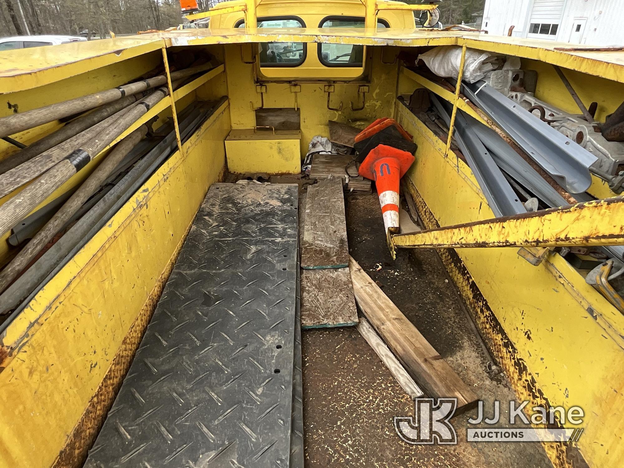 (Mancelona, MI) Altec D842A-TR, Digger Derrick corner mounted on 2004 Sterling Acterra Utility Truck