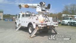 (West Berlin, NJ) Altec DM47B-TR, Digger Derrick rear mounted on 2016 Freightliner M2 106 Utility Tr