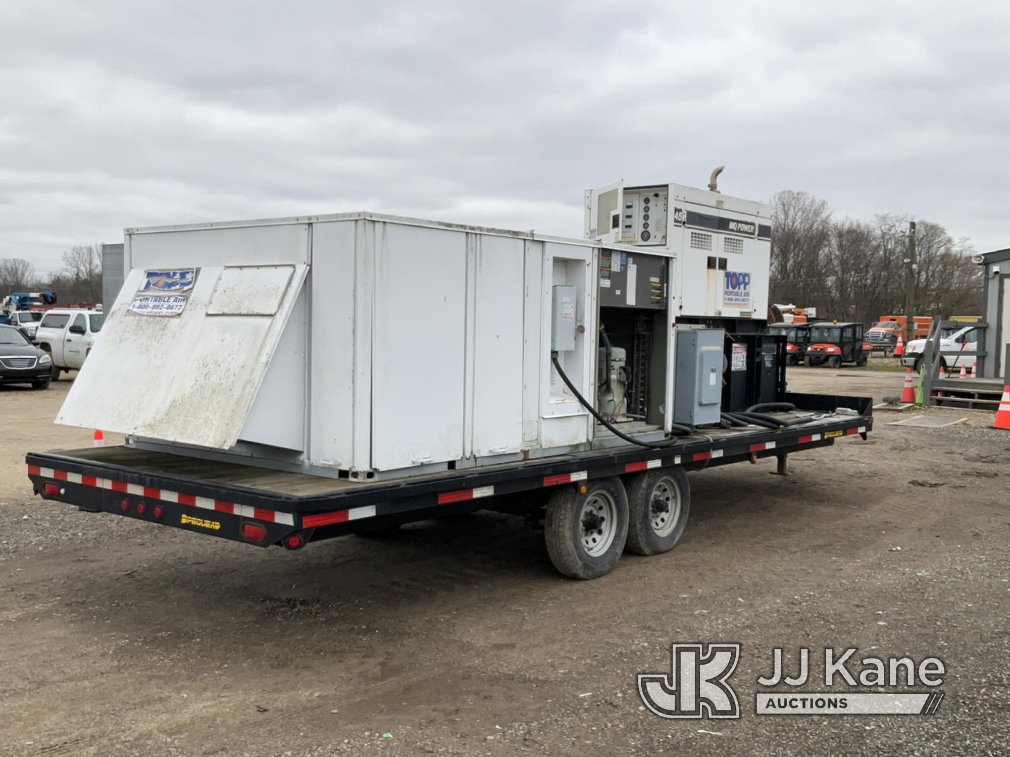 (Charlotte, MI) 2008 Pequea 1018SST 5-ton T/A Tagalong Trailer Runs, Jump to Start. Seller States: B