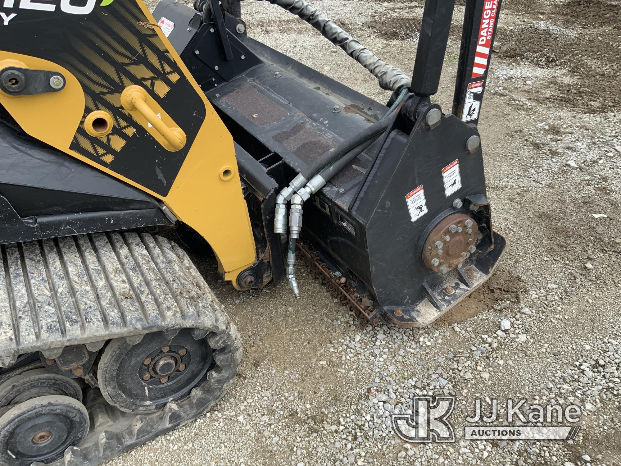 (Fort Wayne, IN) 2021 ASV RT120F Tracked Skid Steer Loader Runs & Operates) (Bad Door Sensor