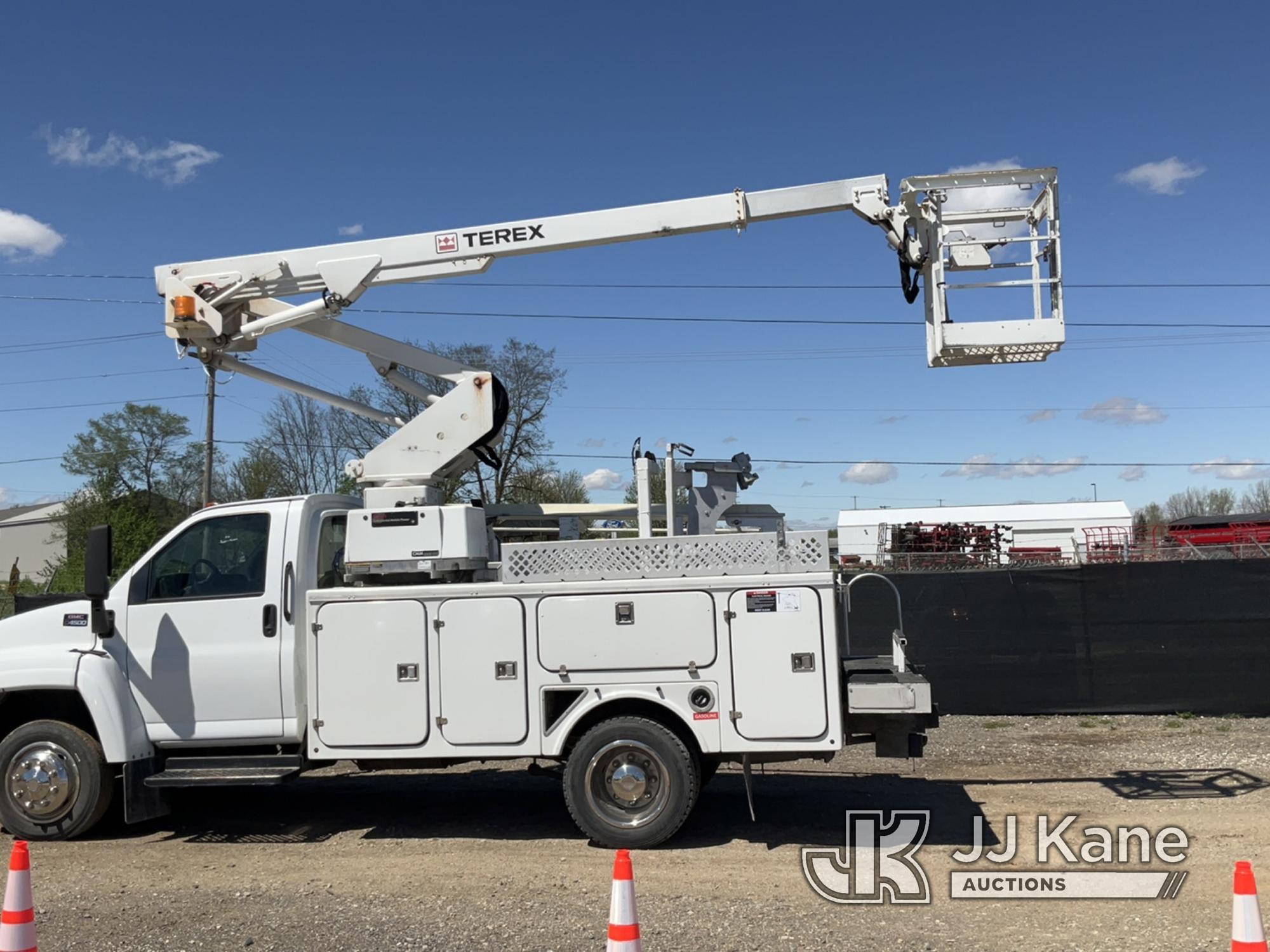 (Charlotte, MI) HiRanger TCP 36, Articulating & Telescopic Non-Insulated Cable Placing Bucket Truck