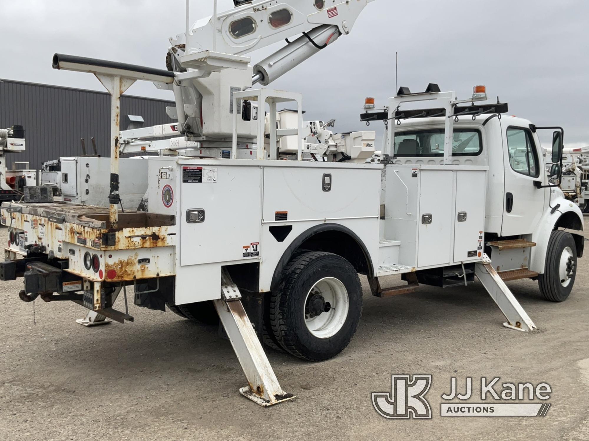 (Pataskala, OH) Altec AA55, Material Handling Bucket rear mounted on 2019 Freightliner M2 Utility Tr