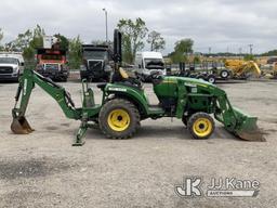 (Plymouth Meeting, PA) 2020 John Deere 2032R 4x4 Mini Tractor Loader Backhoe Runs, Moves & Operates