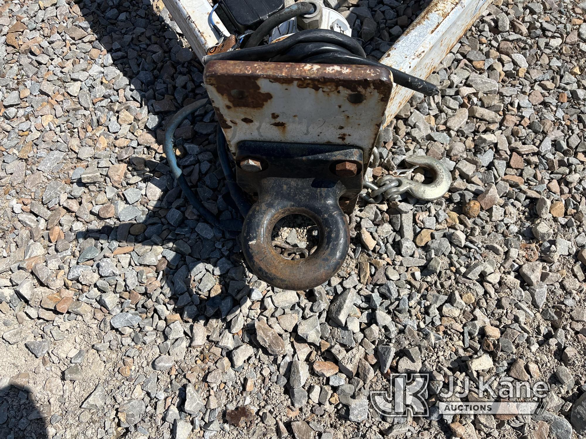 (Smock, PA) 2012 Slabach Wheeler Reeler I-85 Reel Trailer Broken Jack, Rust Damage