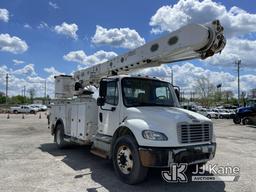 (Plymouth Meeting, PA) Altec AM55, Over-Center Material Handling Bucket Truck rear mounted on 2011 F